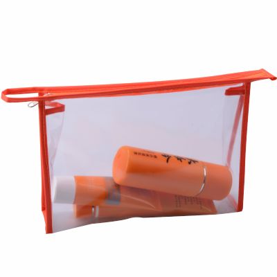 Basic Clear Vinyl PVC Cosmetic Bag